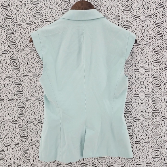 Zara women's vest blazer  light green 2 - Picture 2 of 7